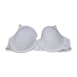 Auden The Everyday White Lightly Lined Demi Underwire T-Shirt Bra Size 36D